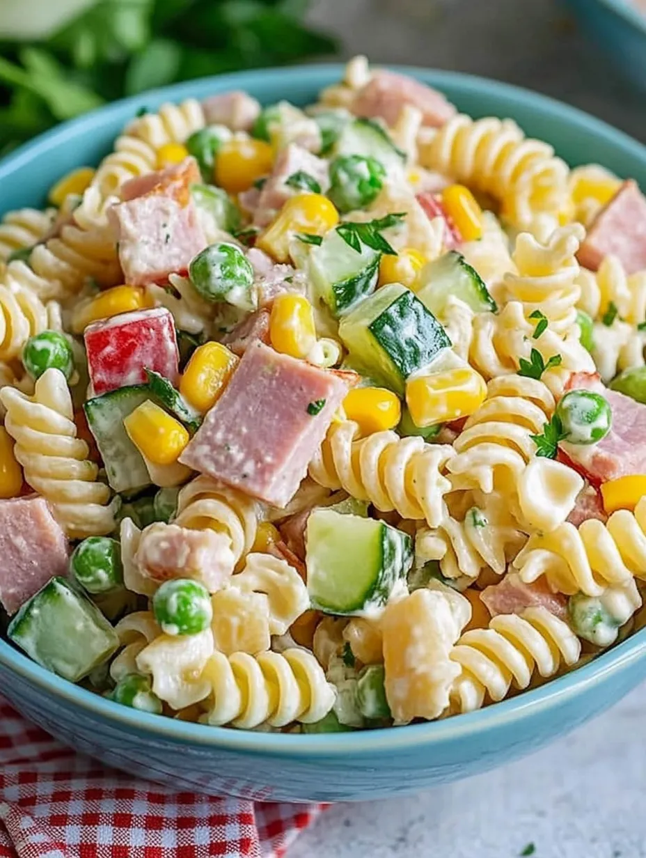 Omas Traditioneller Pastasalat mit Mayo – Der Partyknaller