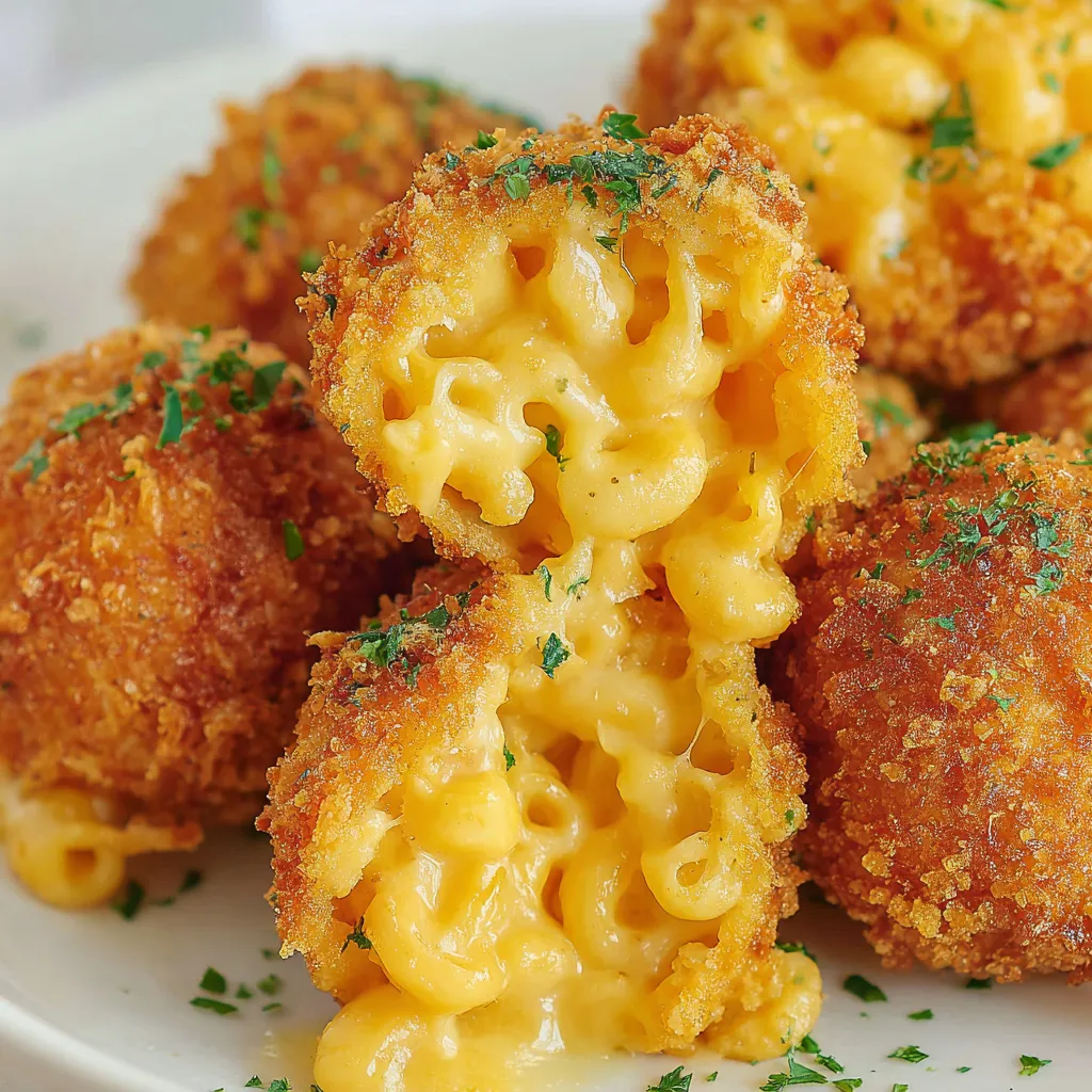 Frittierte Mac-and-Cheese-Kugeln