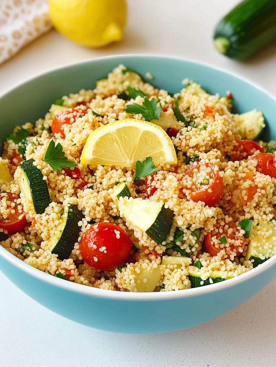 Couscoussalat mit Zucchini – Frisch & Leicht