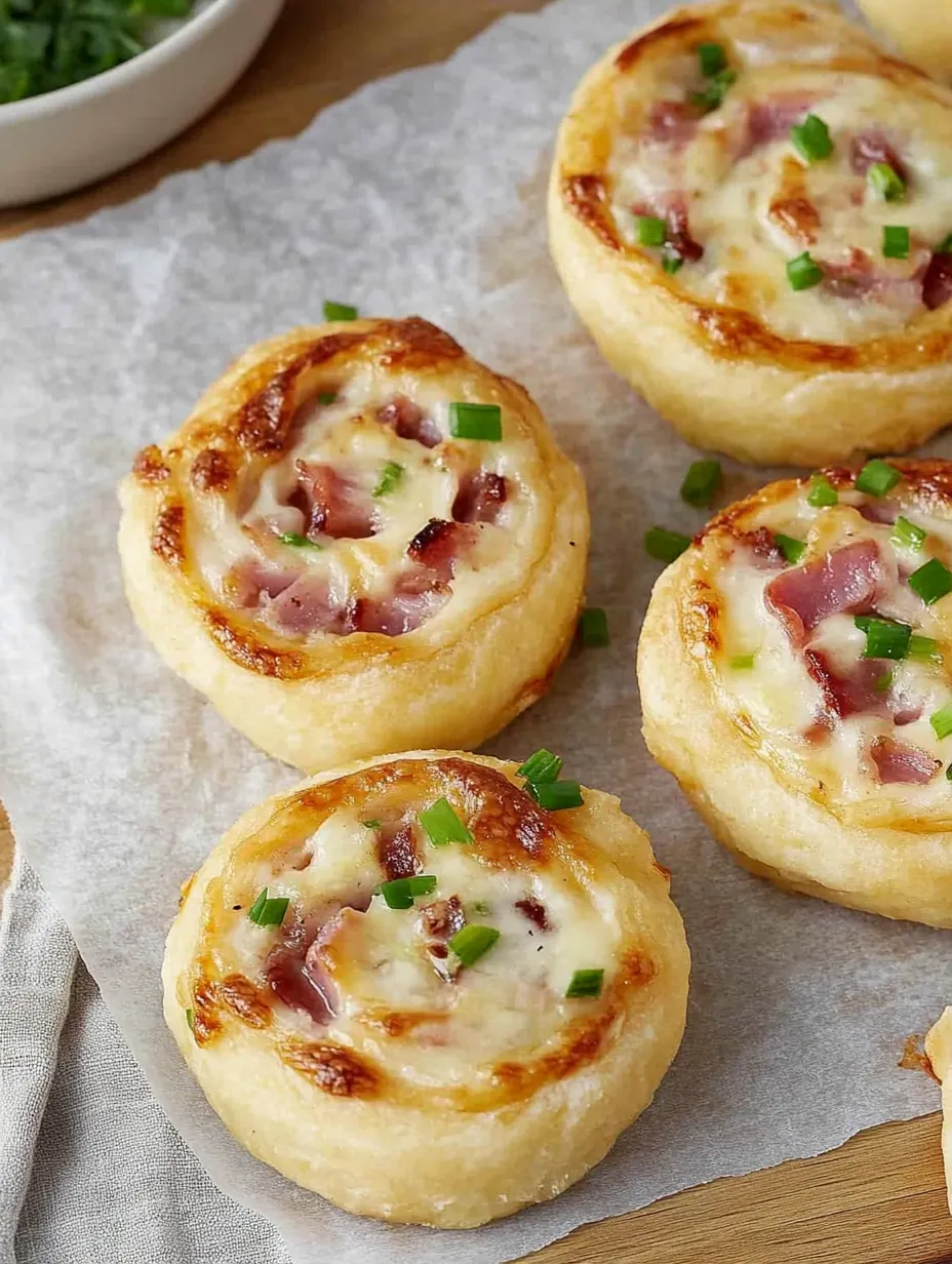 Flammkuchen-Röllchen – Knusprig, lecker und leicht gemacht