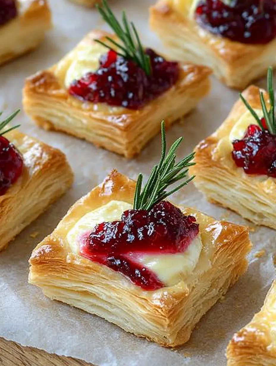Blätterteighappen mit Camembert – knackig und für Käsefans ein Muss