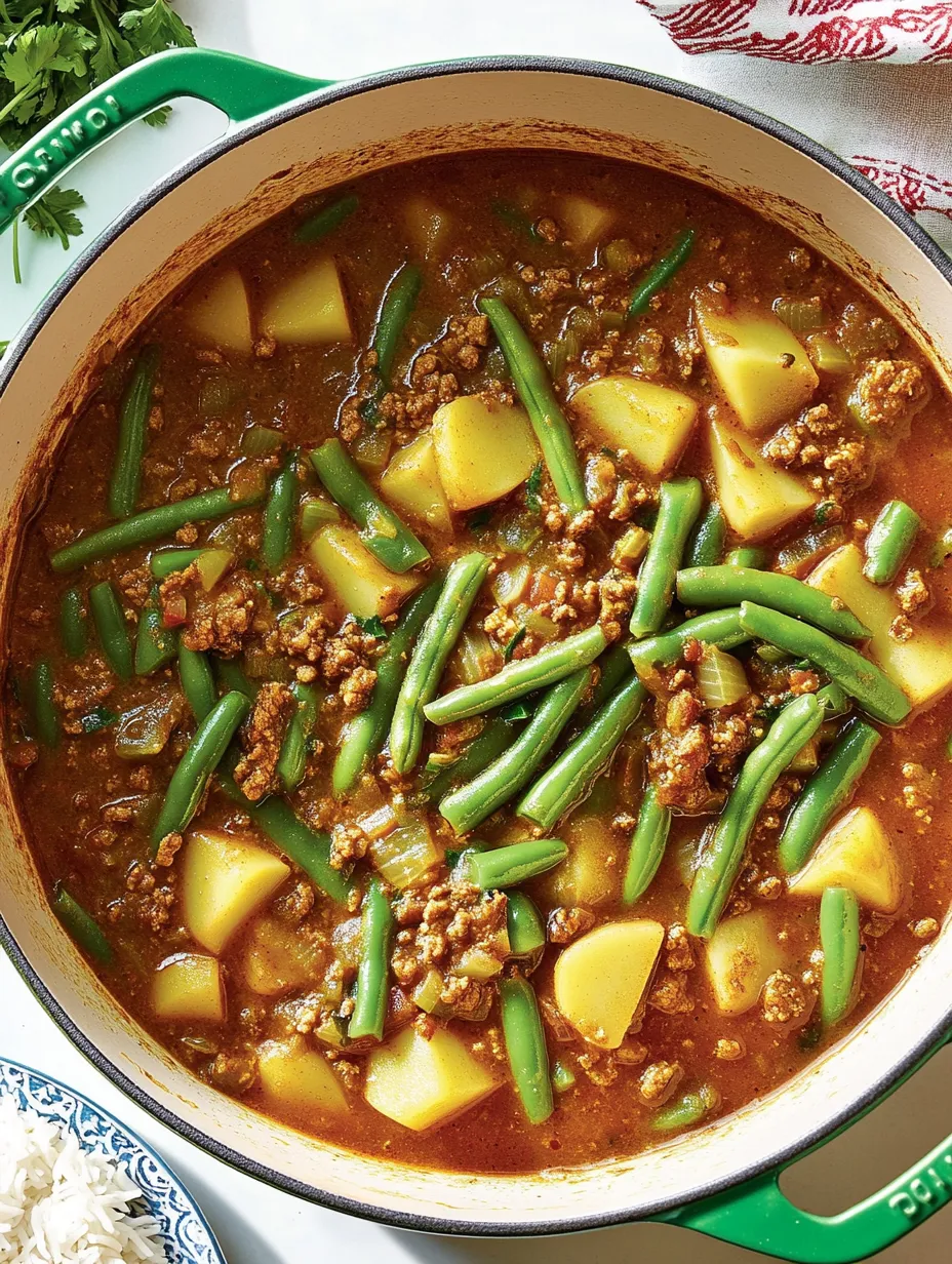 Grüne Bohnenpfanne mit Kartoffeln und Hack – Deftig und lecker