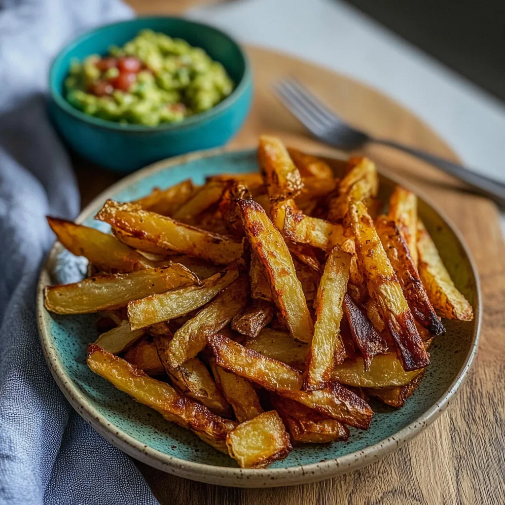 Parmesan Kartoffeln mit Avocado Dip