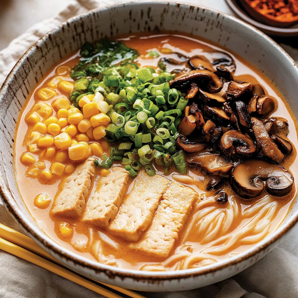 Veganes Tantanmen – Cremiges & Pikantes Ramen