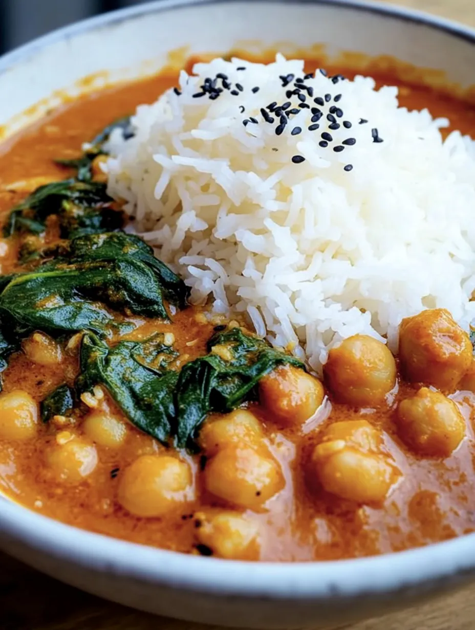 Kichererbsen-Spinat-Curry – Gesund und aromatisch