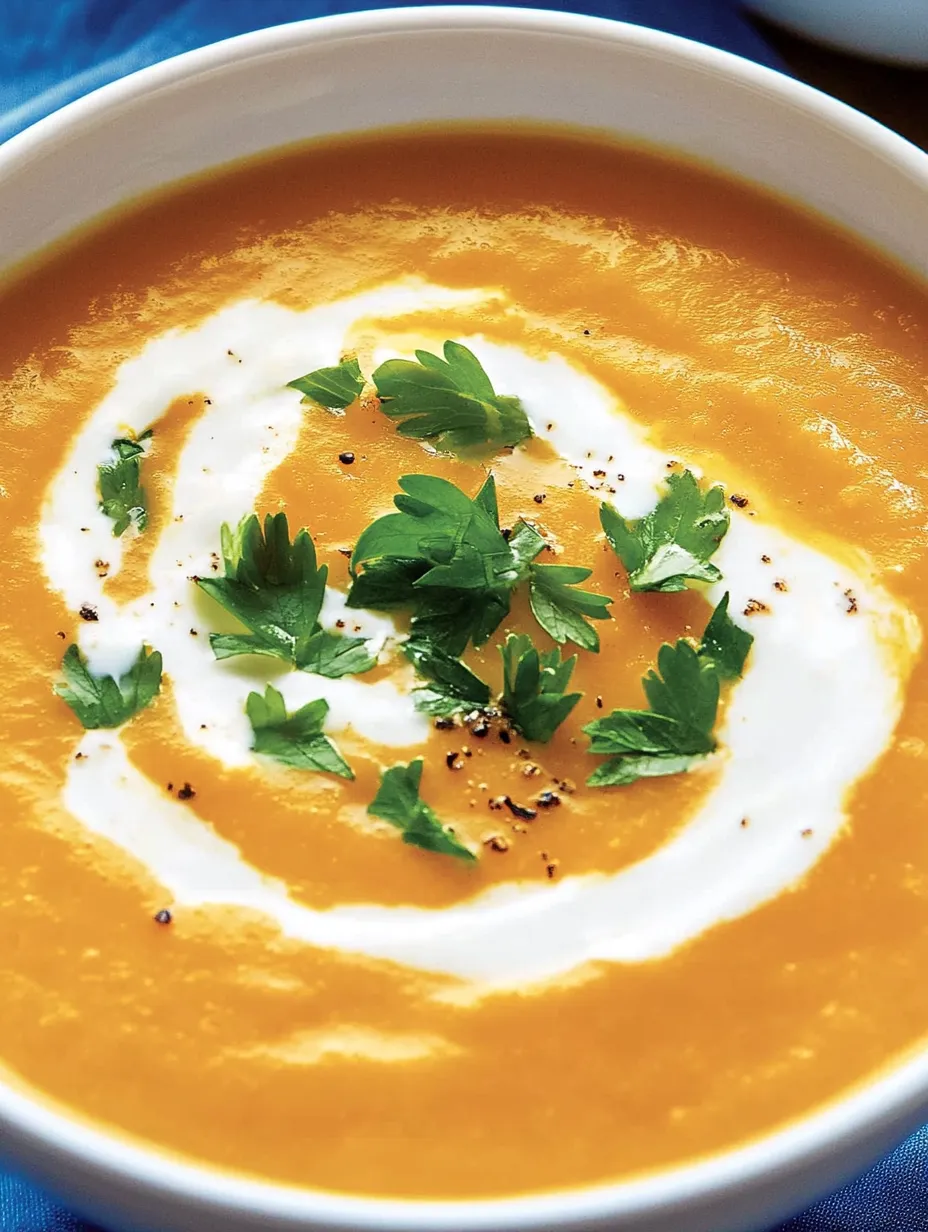 Karotten-Ingwer-Suppe mit Kokosmilch – Saftig und Cremig