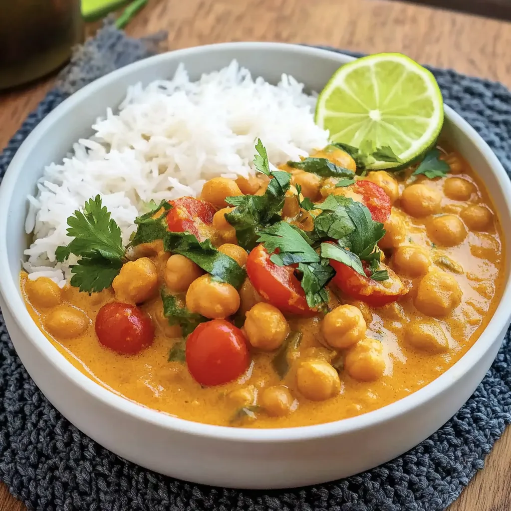 Schnelles Kichererbsen-Curry