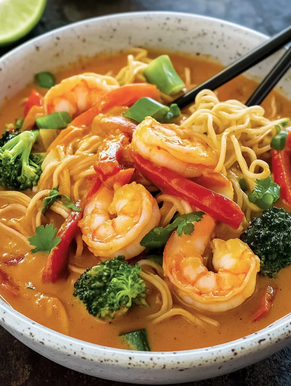 Ratzfatz Ramen mit Garnelen – Scharf und Mega Lecker
