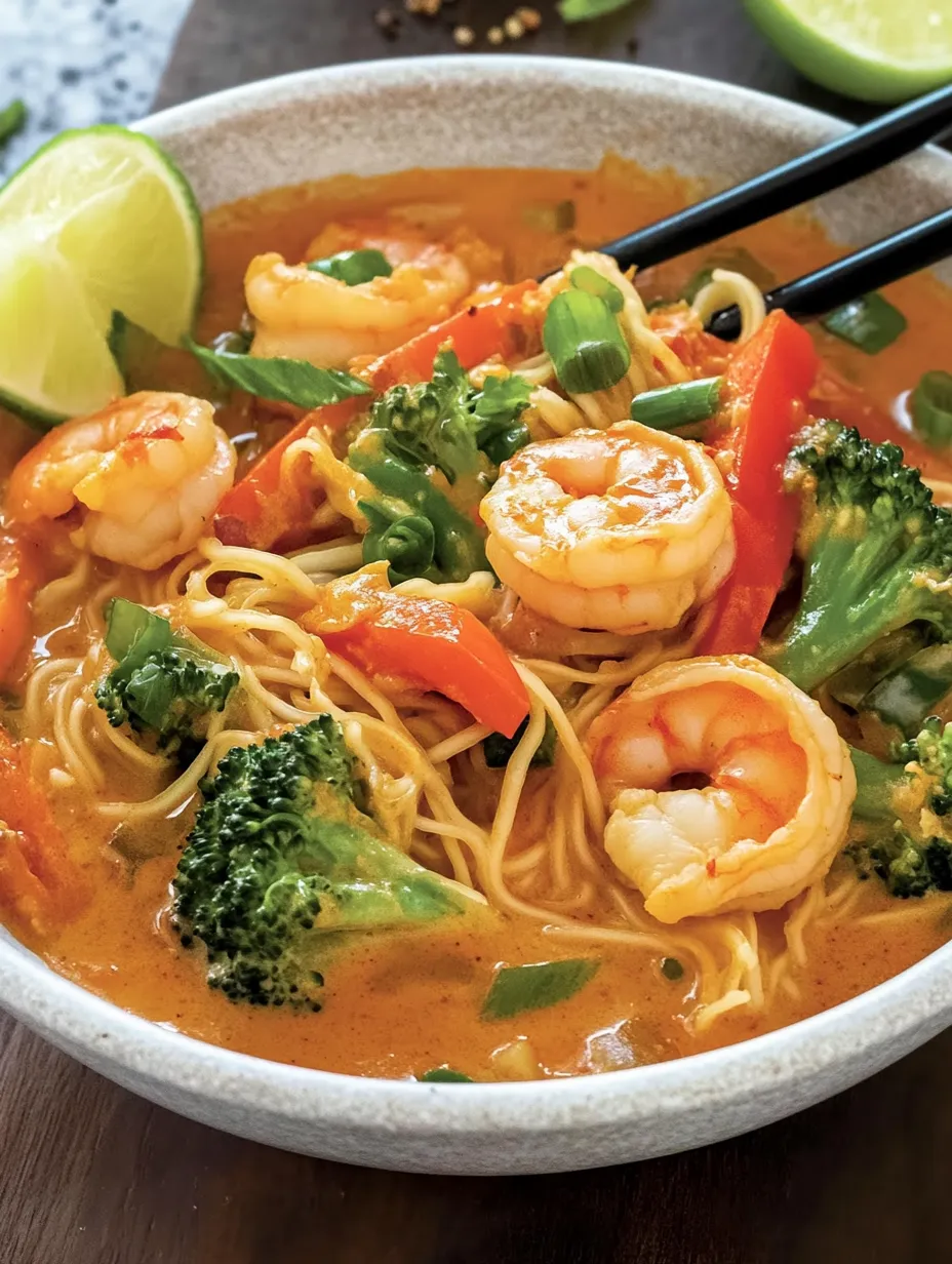 Ramen mit Garnelen – Mega Schnell und Duftend
