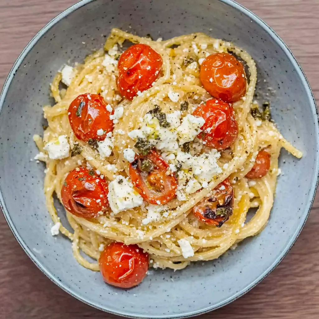 Feta-Nudeln aus dem Ofen – Alles in einem Topf mit Tomaten und Feta-Soße