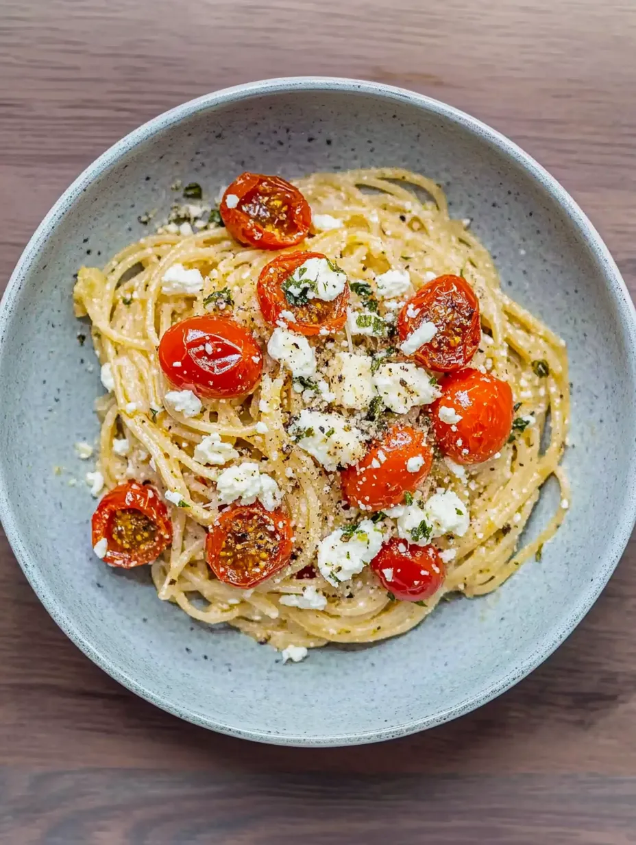 Überbackene Feta-Pasta – Cremige One-Pot-Spaghetti mit Tomaten