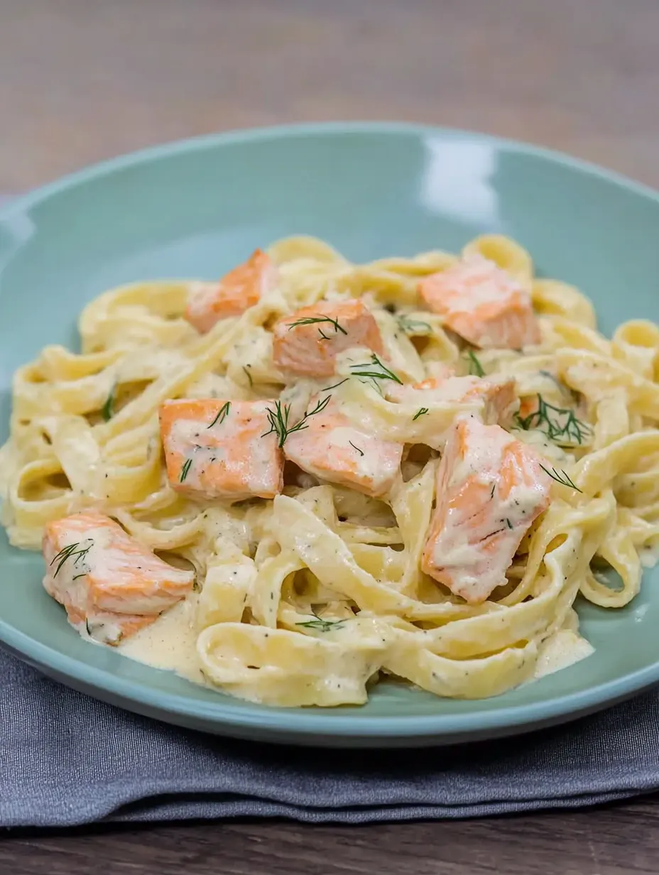 Nudeln mit Lachs und Sahnesoße – Schnell und Toll