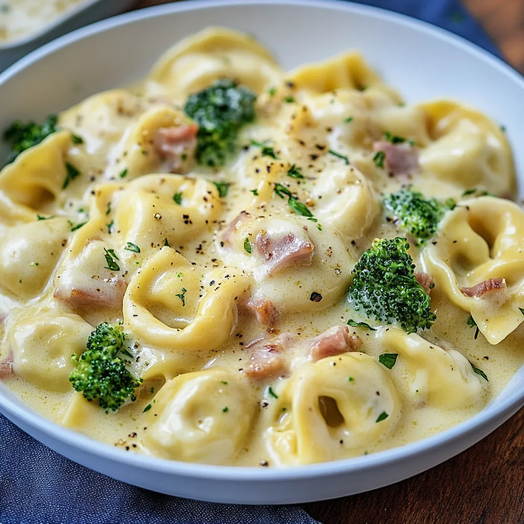 Tortellini-Auflauf mit Sahnesoße – schnell, köstlich und unkompliziert