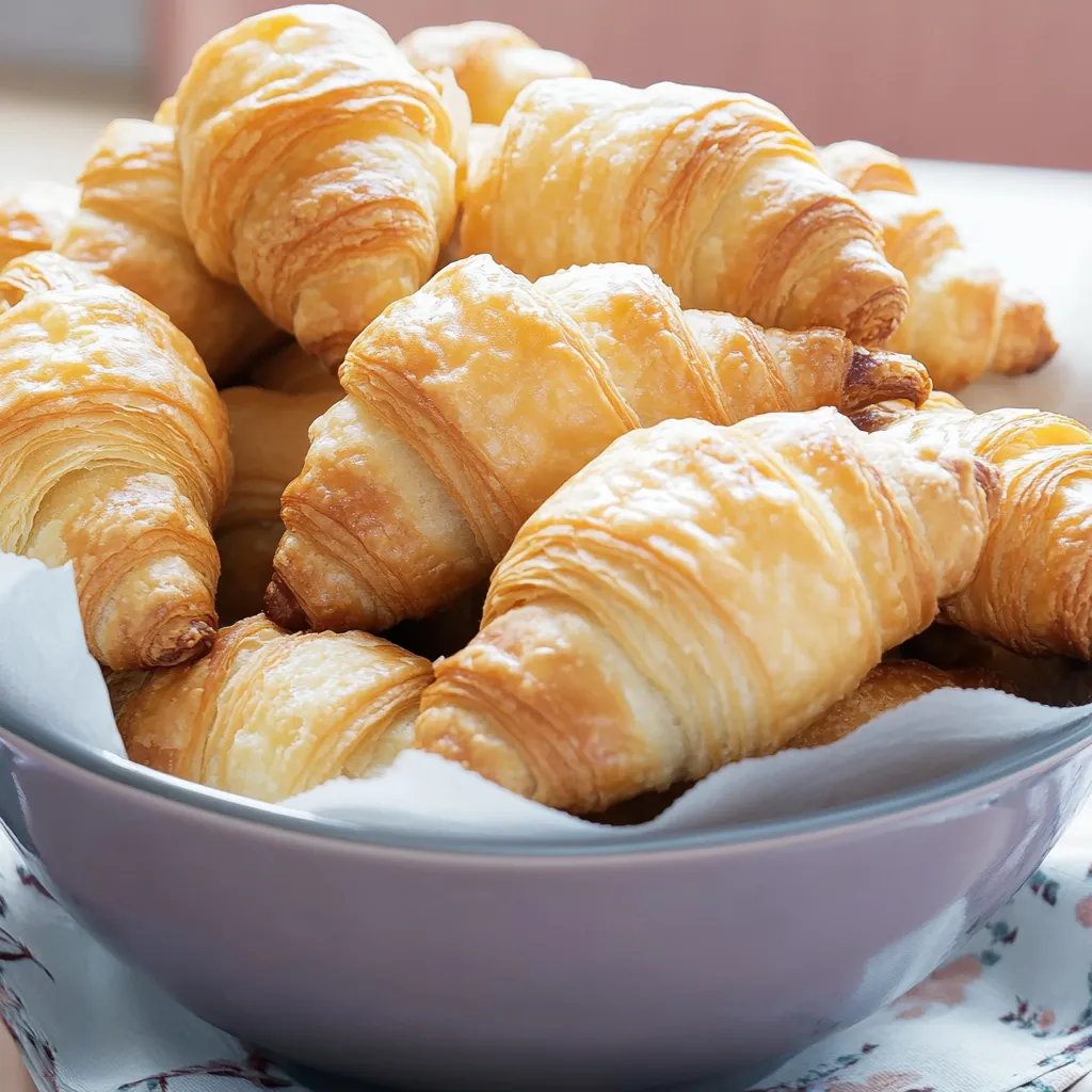 Schinken-Käse-Hörnchen mit Frischkäse
