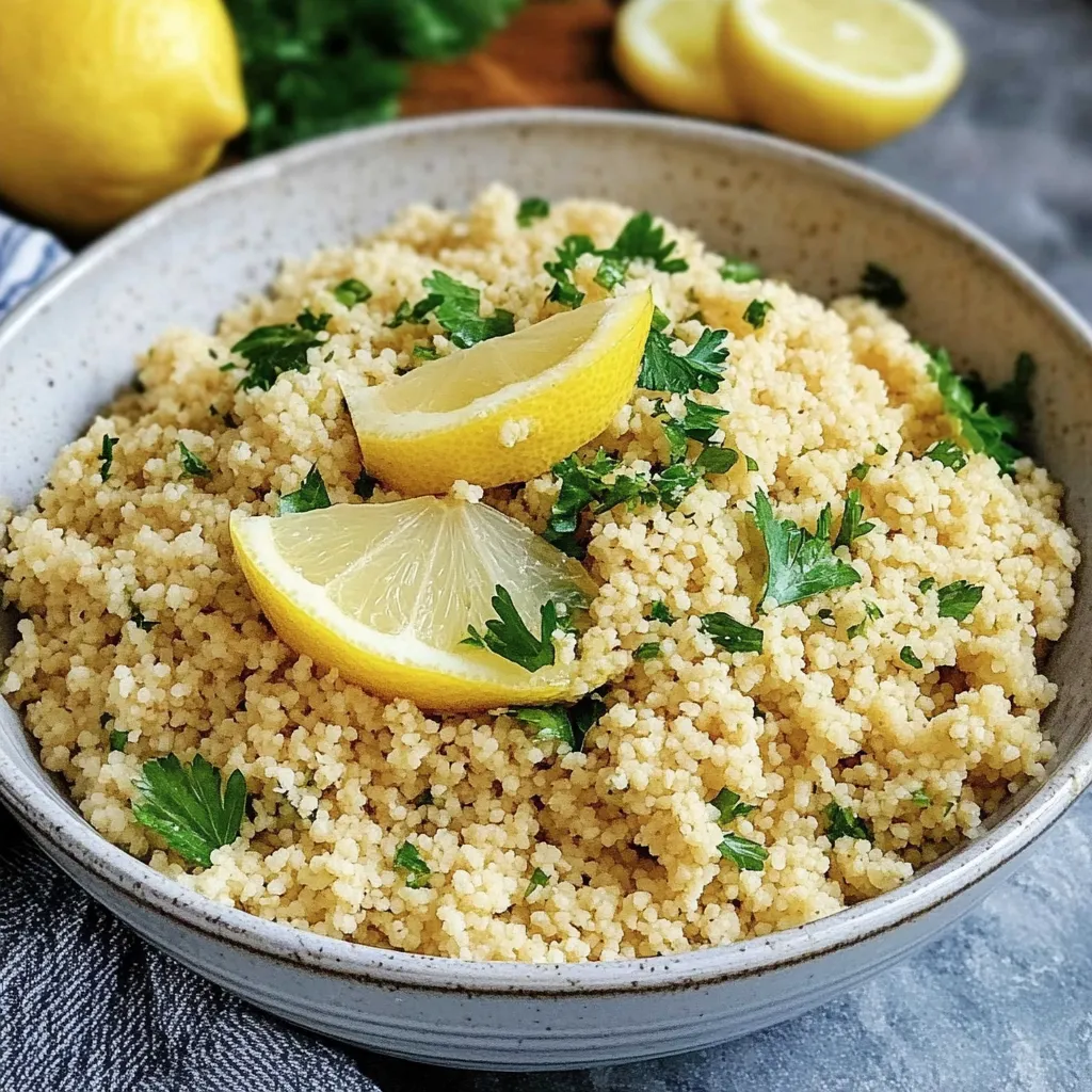 Zitronen Couscous
