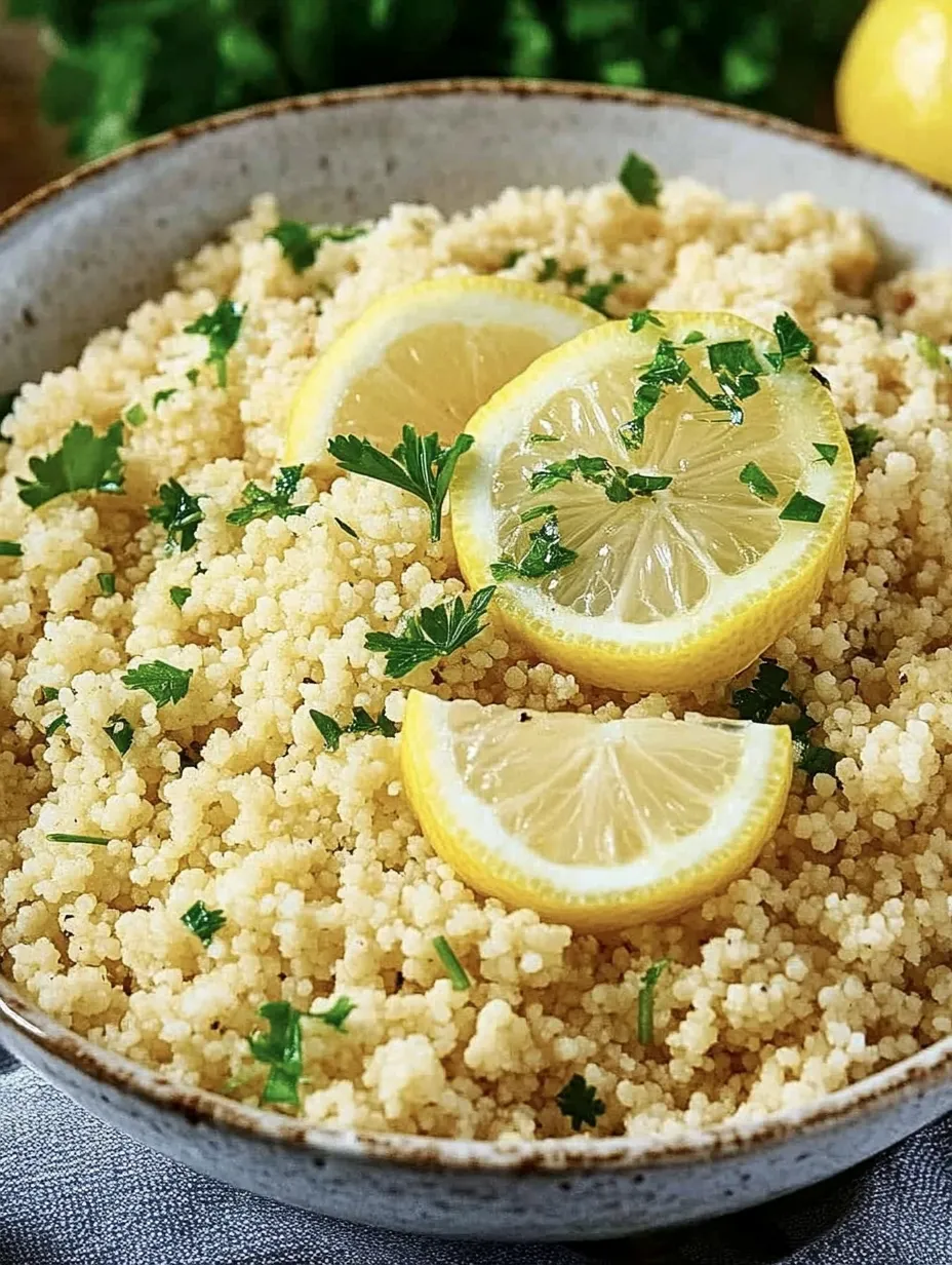 Zitronencouscous – Frisch, leicht und klasse zu jedem Hauptgericht