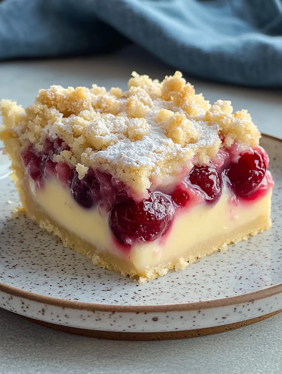 Streuselkuchen mit Kirschen vom Blech – Knusprig, Fruchtig und Saftig