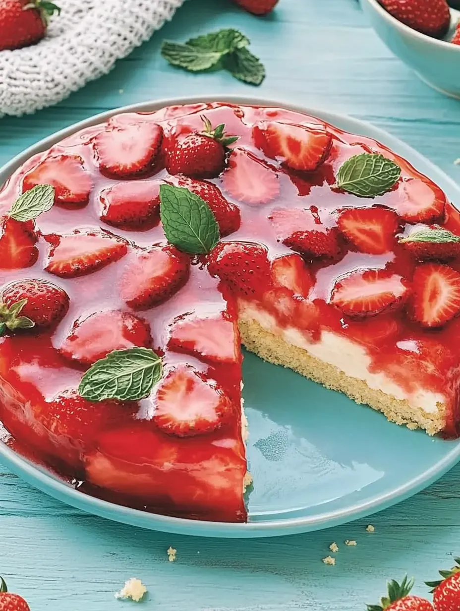 Erdbeerkuchen mit Pudding – Saftig, Süß und Einfach Lecker