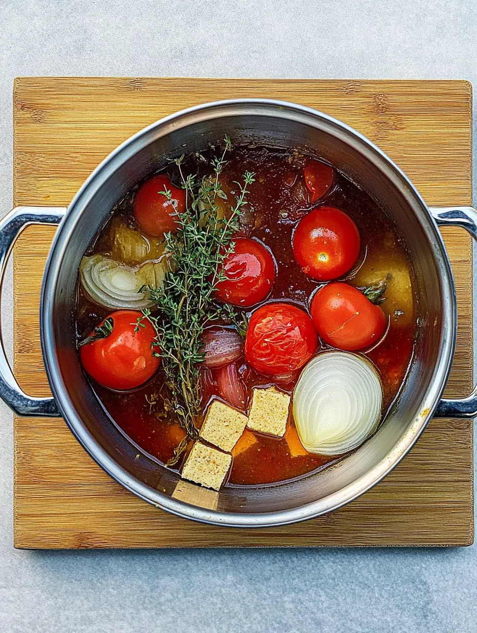 Italienische Tomatensuppe – Einfach & Aromatisch