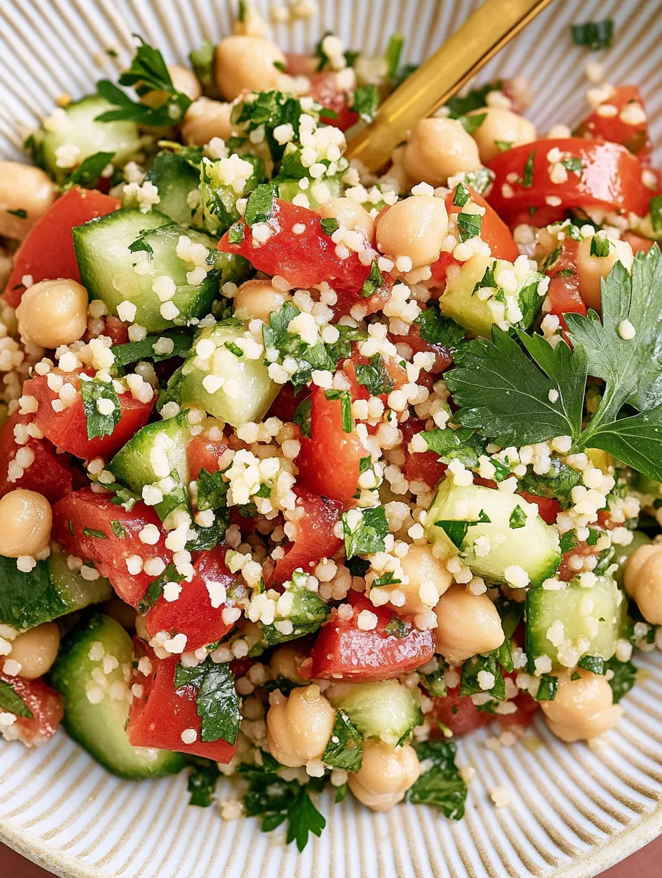 Kichererbsen-Couscous-Salat – Frisch, Leicht und Proteinreich