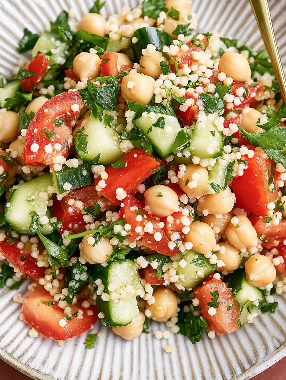 Kichererbsen-Couscous-Salat – Schnell, Nahrhaft und Lecker