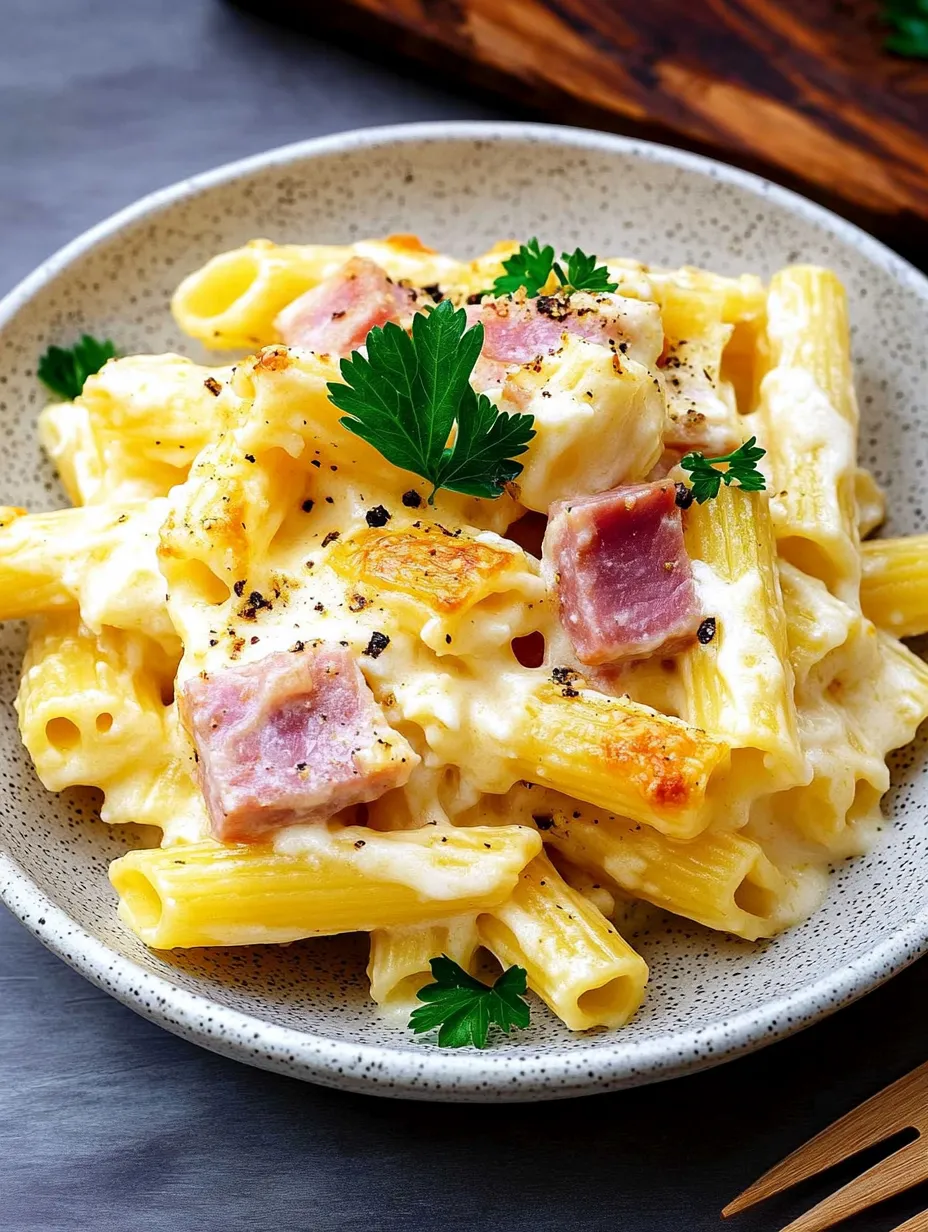 Nudel-Schinken-Gratin – Schnell, Herzhaft und Lecker