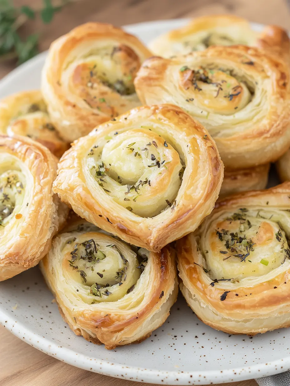 Pesto-Roomkaas Bladerdeeg-Spiralen – Knusprig, Cremig und Aromatisch