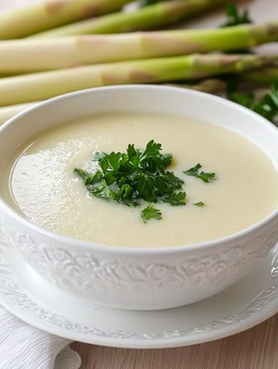 Klassische Spargelcremesuppe – Samtig, Aromatisch und Einfach Lecker