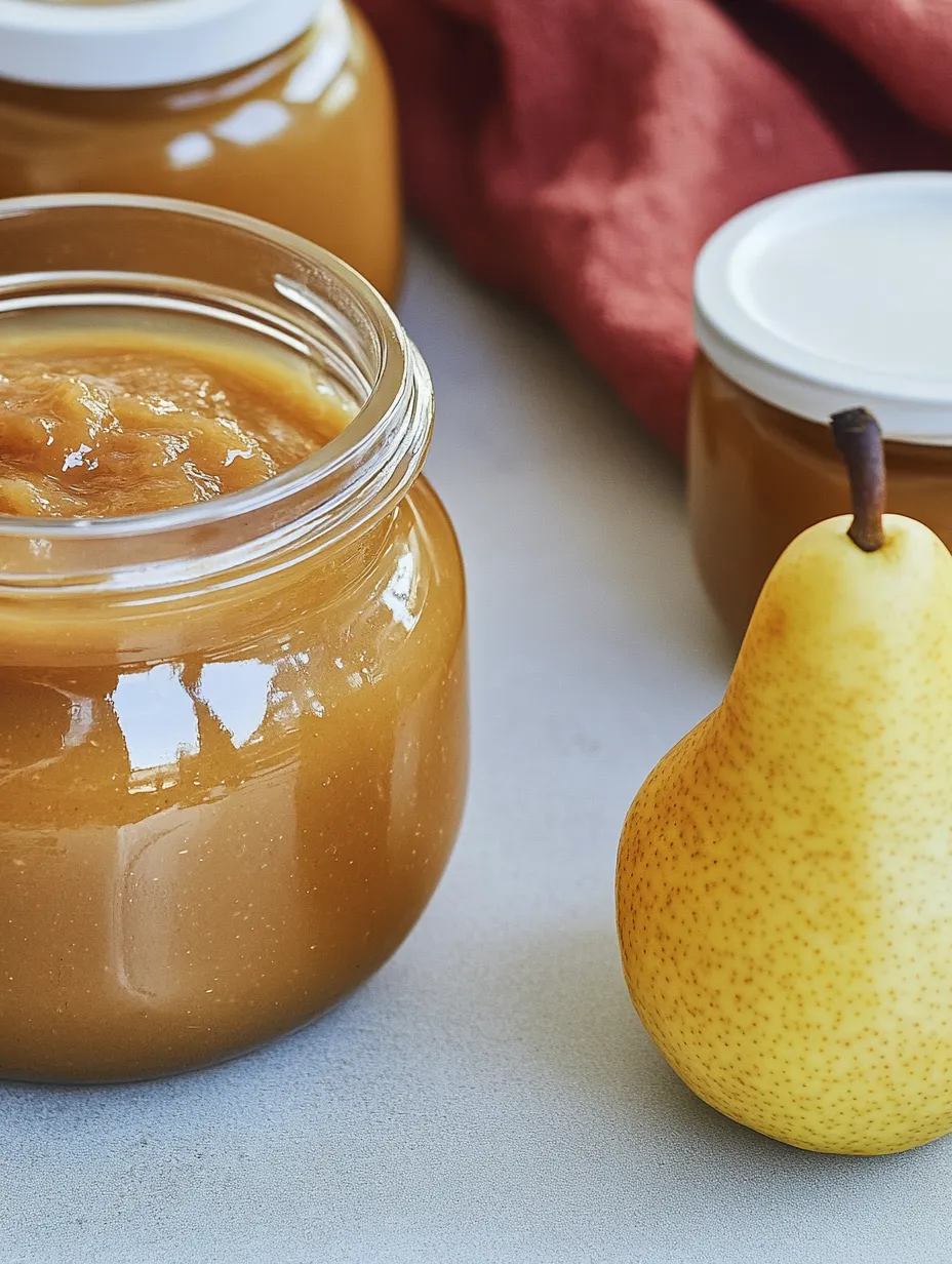 Birnenmarmelade mit Eierlikör – Cremig, Fruchtig und Verführerisch