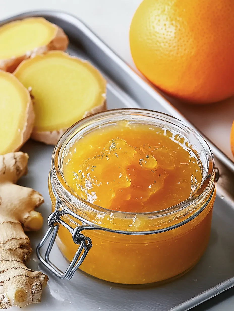 Orangen-Ingwer-Marmelade – Aromatisch, Fruchtig und Fein Würzig