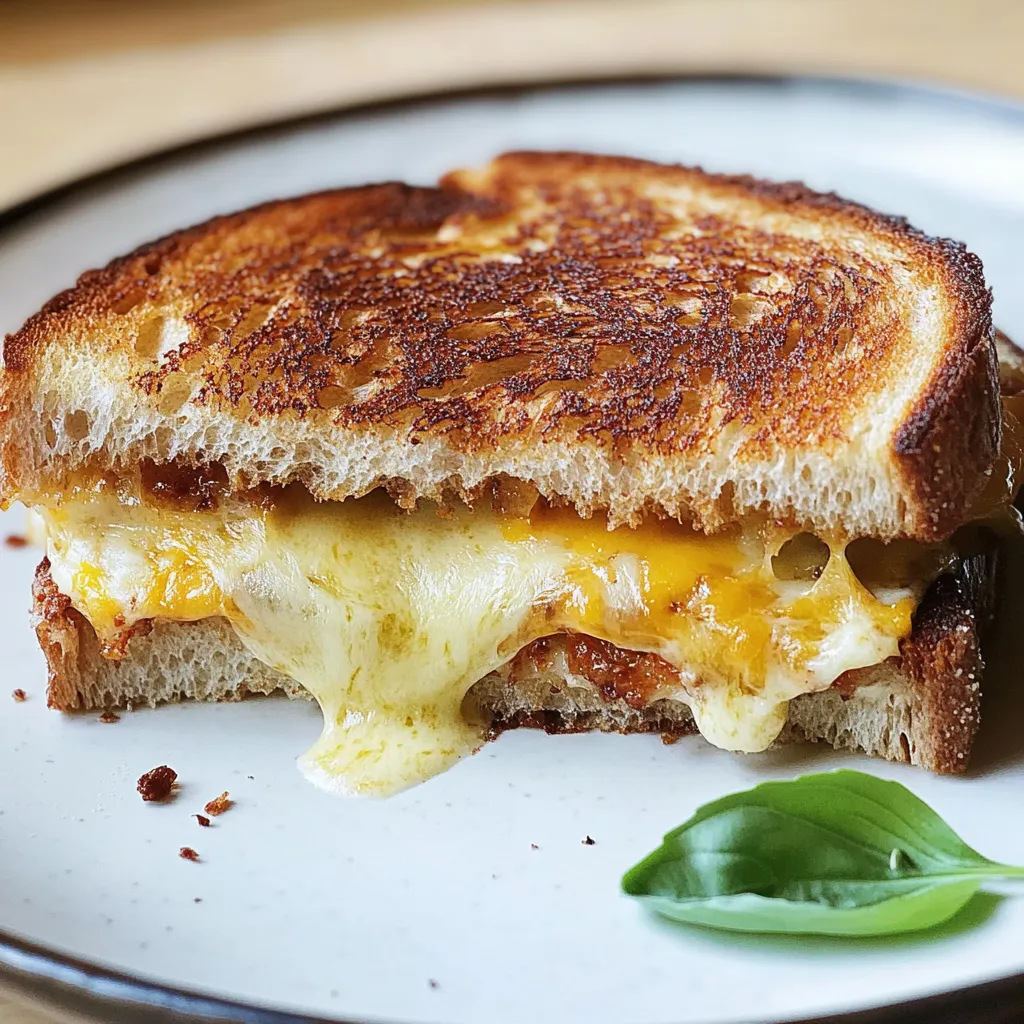 Käse-Sandwich vom Grill – super einfaches Rezept