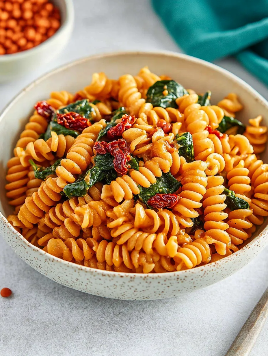 Rote Linsen Pasta – Leichte, Glutenfreie Option mit Textur