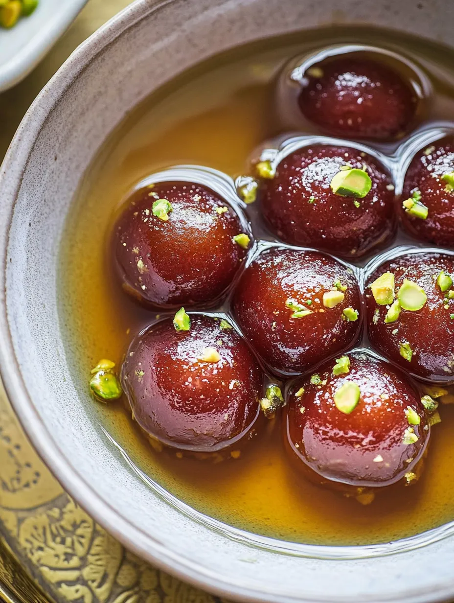Gulab Jamun – Süße, Sirupgetränkte Bällchen zum Genießen