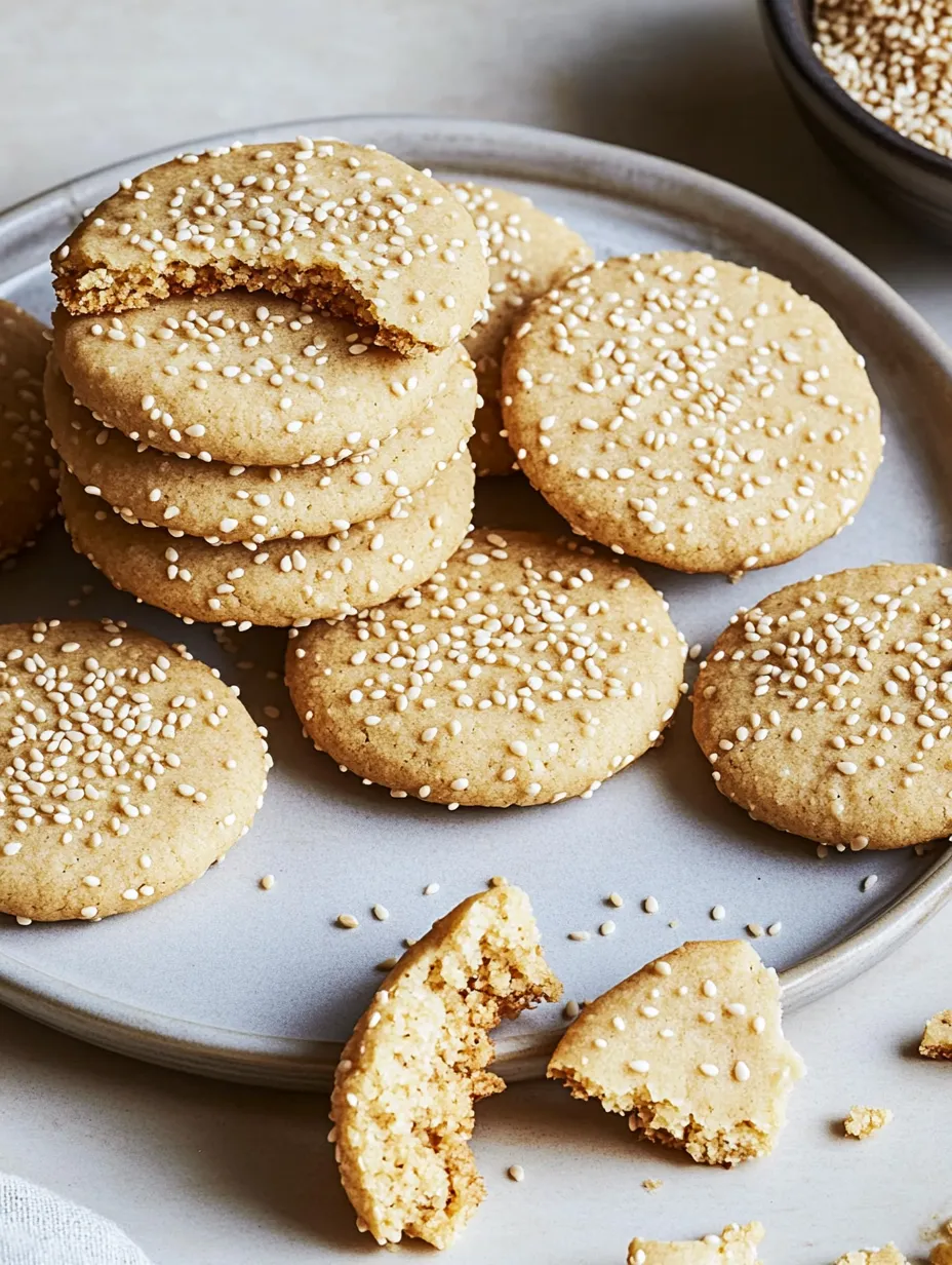 Sesamige Tahini-Kekse – Orientalisches Naschwerk