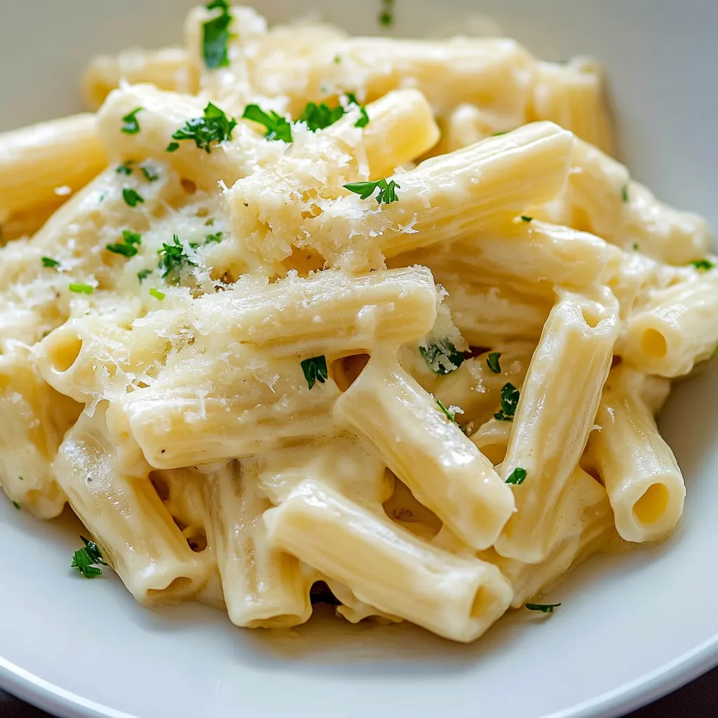 Sämige Knoblauch Nudeln – 20 Minuten Zubereitung