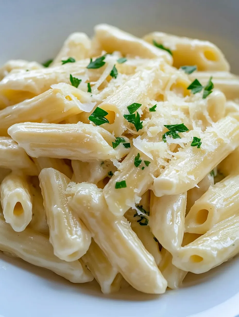 Schnelle cremige Knoblauch-Pasta – in nur 20 Minuten!