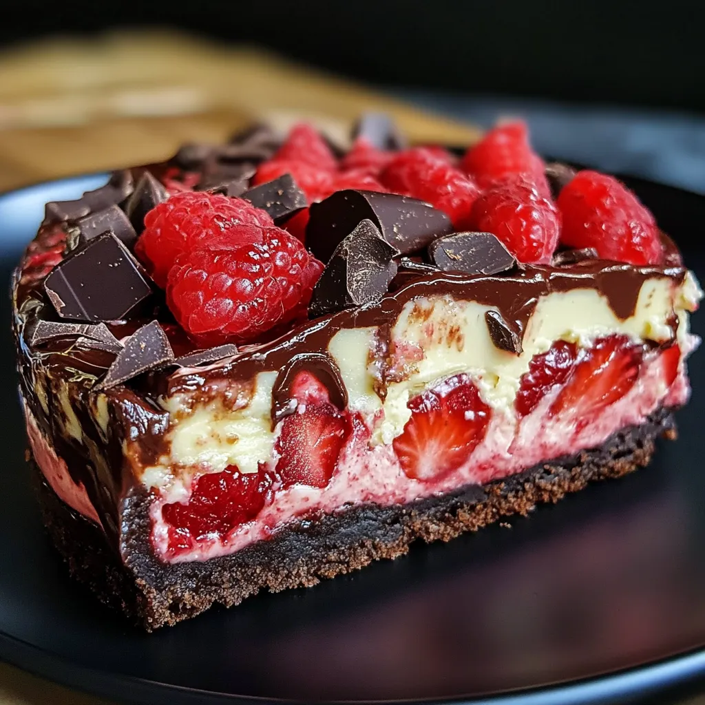 Cremiger Erdbeer-Schoko-Wirbel-Käsekuchen