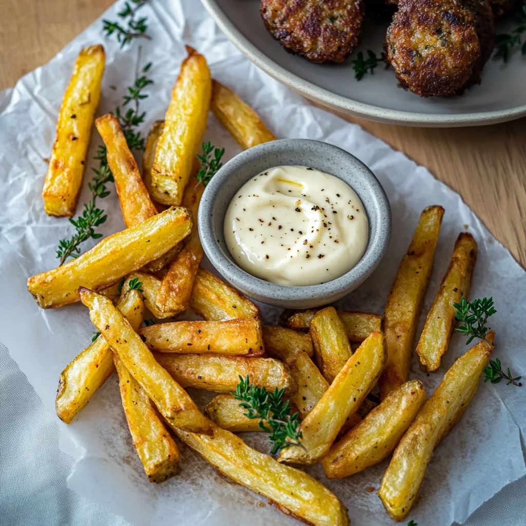 Knackige Parmesanfritten – unkompliziert & schmackhaft aus dem Backofen oder der Heißluftfritteuse