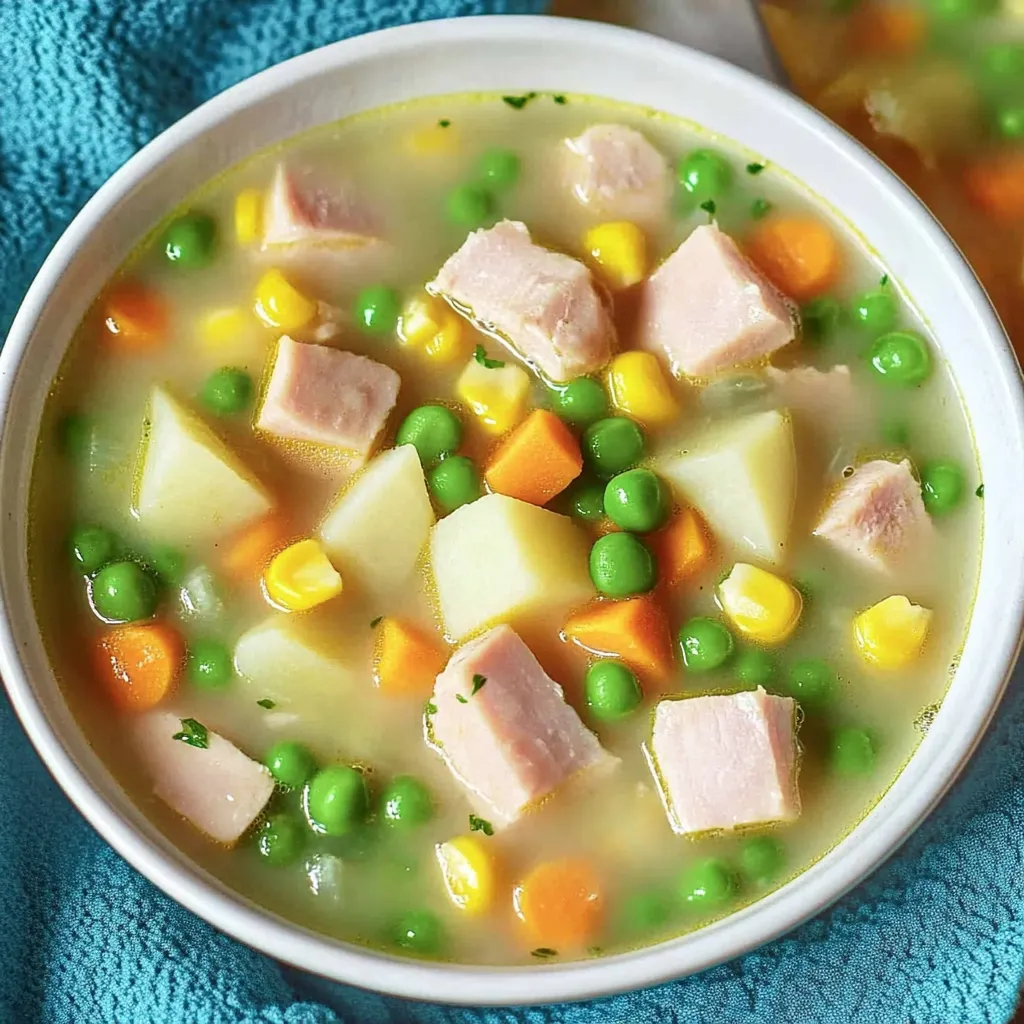 Farbenfroher Gemüsetopf mit Kartoffeln und Fleischwurst