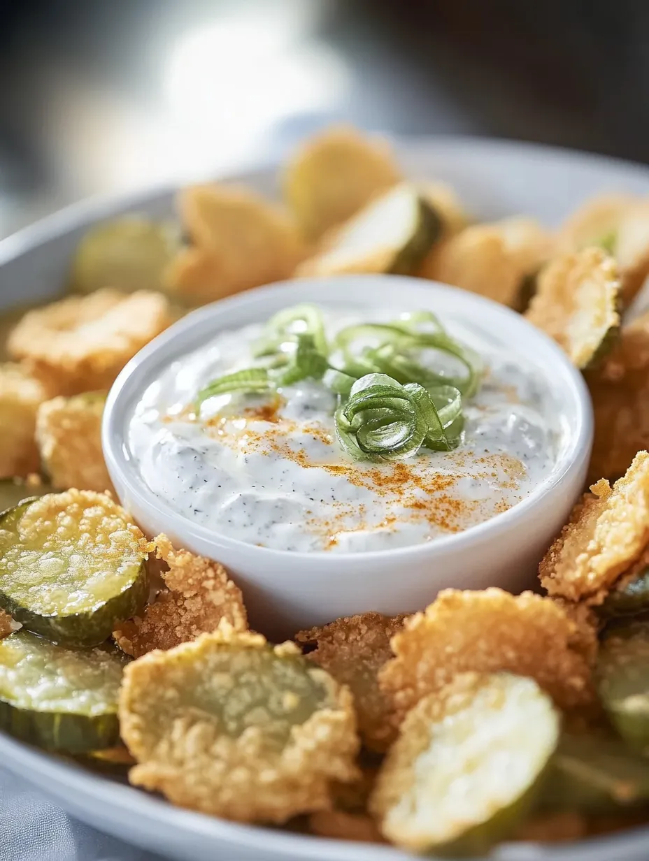 Bester Frittierte-Gurken-und-Ranch-Dip Rezept