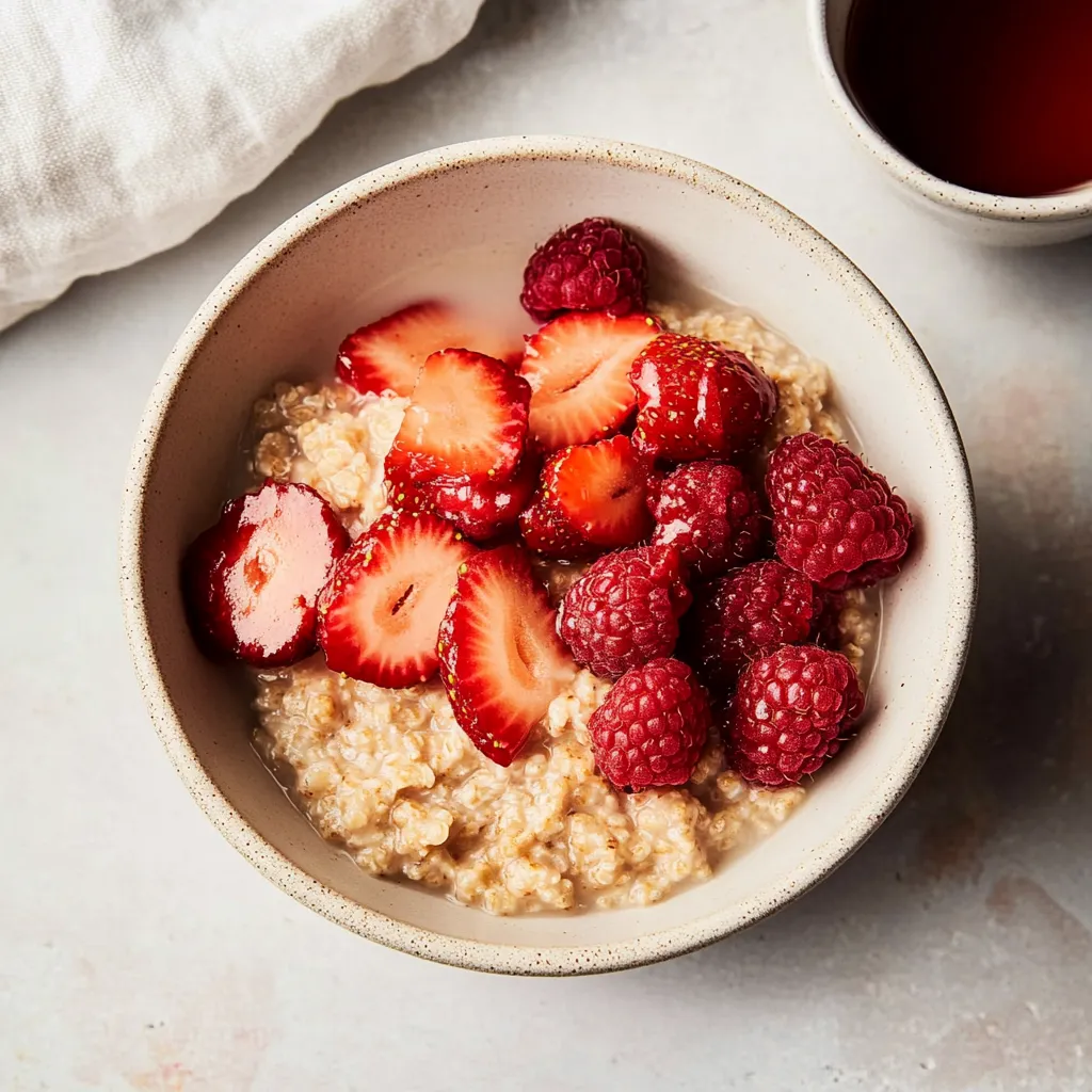 Kalorienarmes Haferporridge