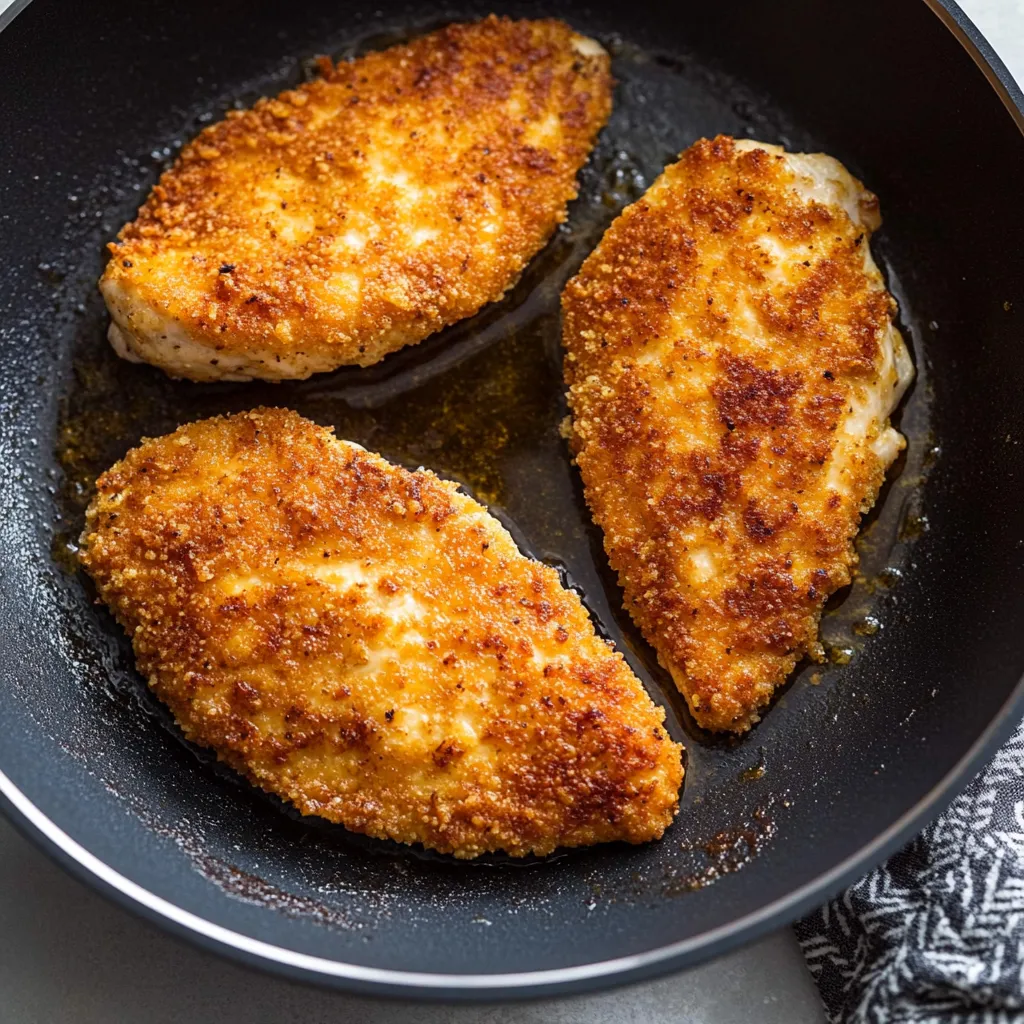 Knuspriges Parmesan-Hähnchen