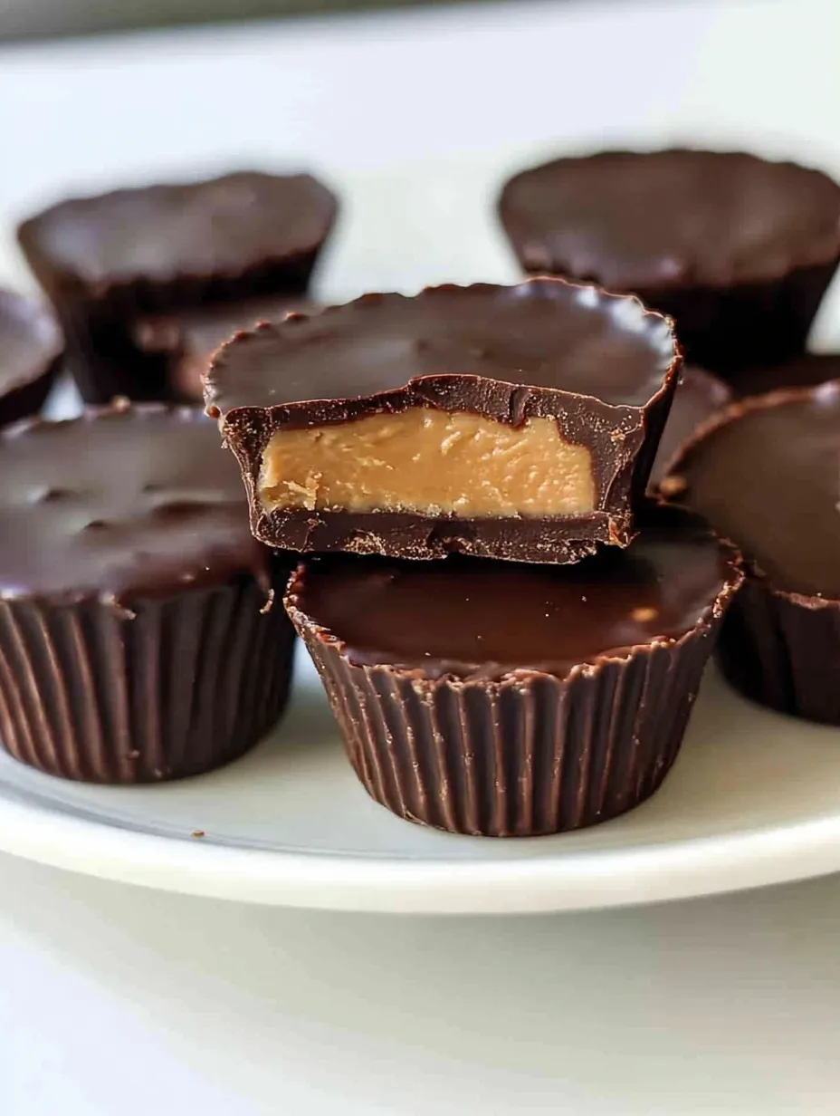 Cremige, schokoladige Erdnussbutter Cups zum Selbermachen