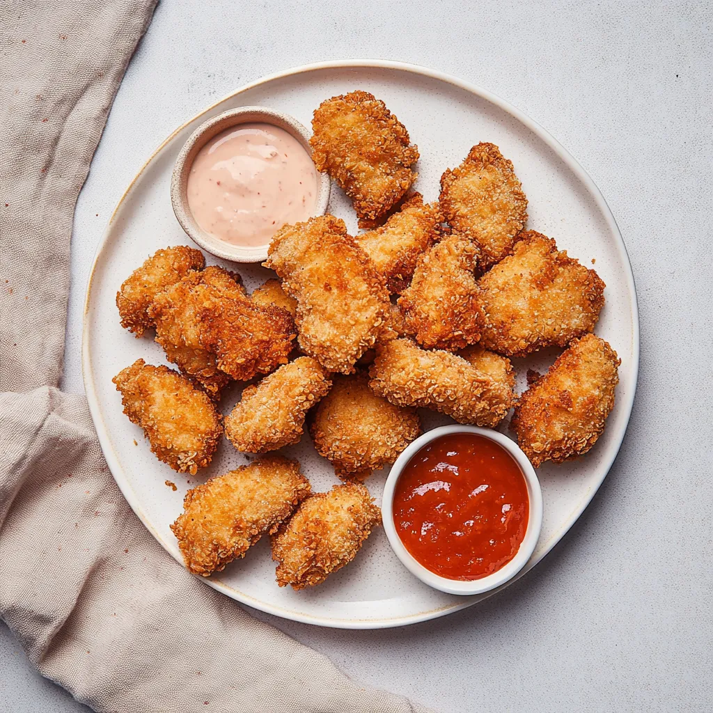 Hähnchennuggets aus der Heißluftfritteuse