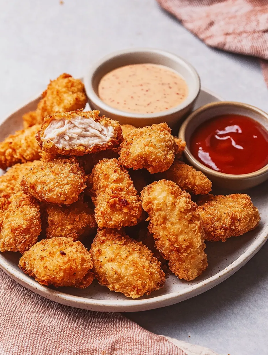 Knusprige Hähnchen-Nuggets aus der Luftfritteuse