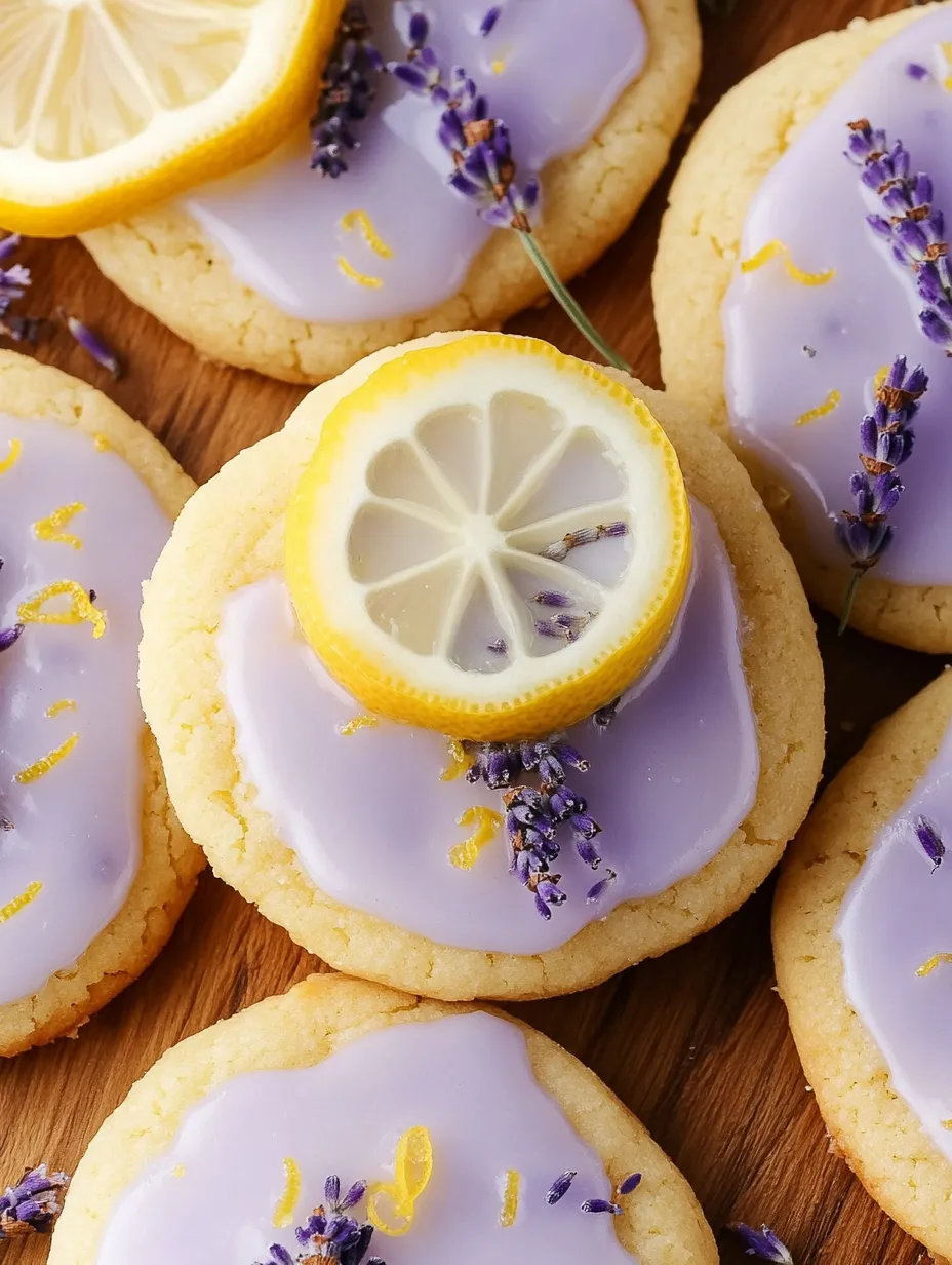 Zitronig-luftige Lavendel-Deluxe-Kekse