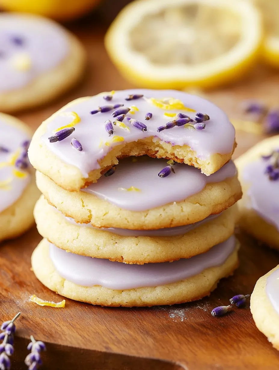 Duftende Zitronen-Lavendel-Zuckerkekse