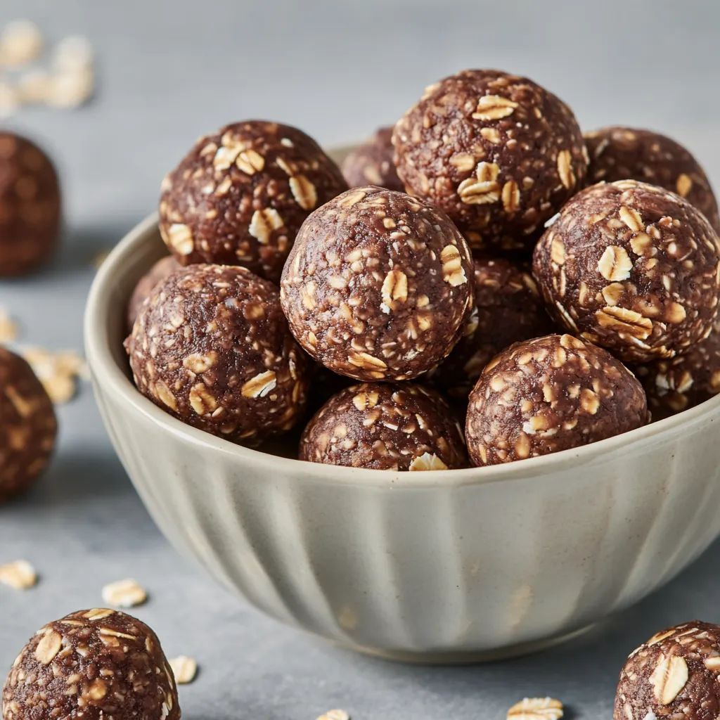 Energy Balls mit Haferflocken