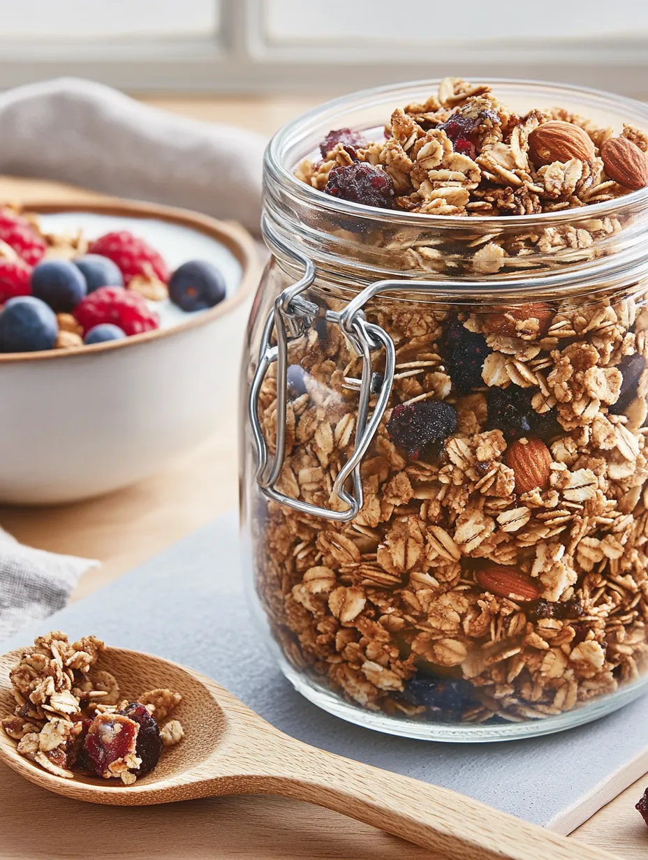Gesundes Granola ohne Zucker – Knusprig & Lecker