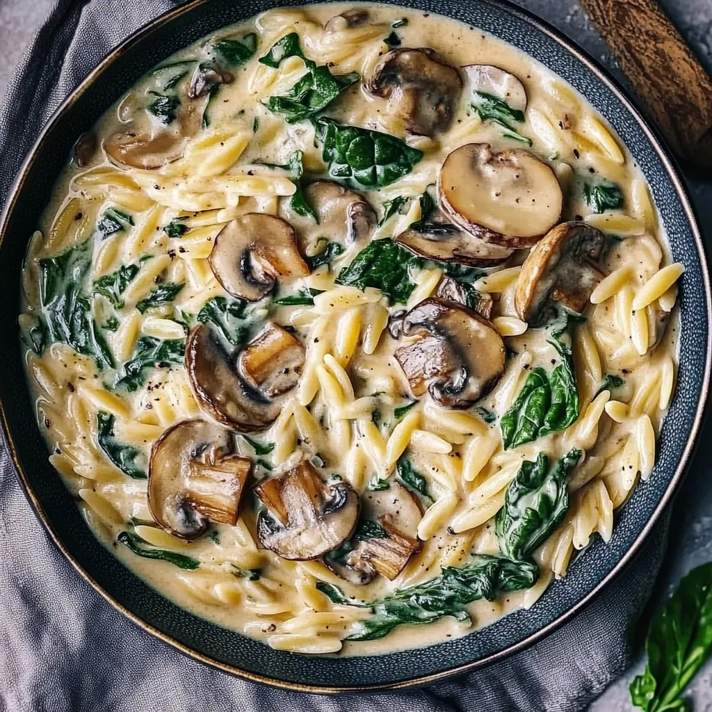 Ganz entspannt: Die cremige Pilz-Orzo-Pfanne kommt mit nur einem Topf aus
